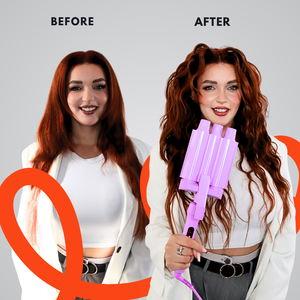 ЛИМИТИРАНА СЕРИЯ КЕРАМИЧНА МАША ЗА КОСА И КРАСИВИ ВЪЛНИ 32ММ