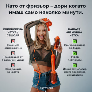 Мултифункционална йонизираща четка 4 в 1